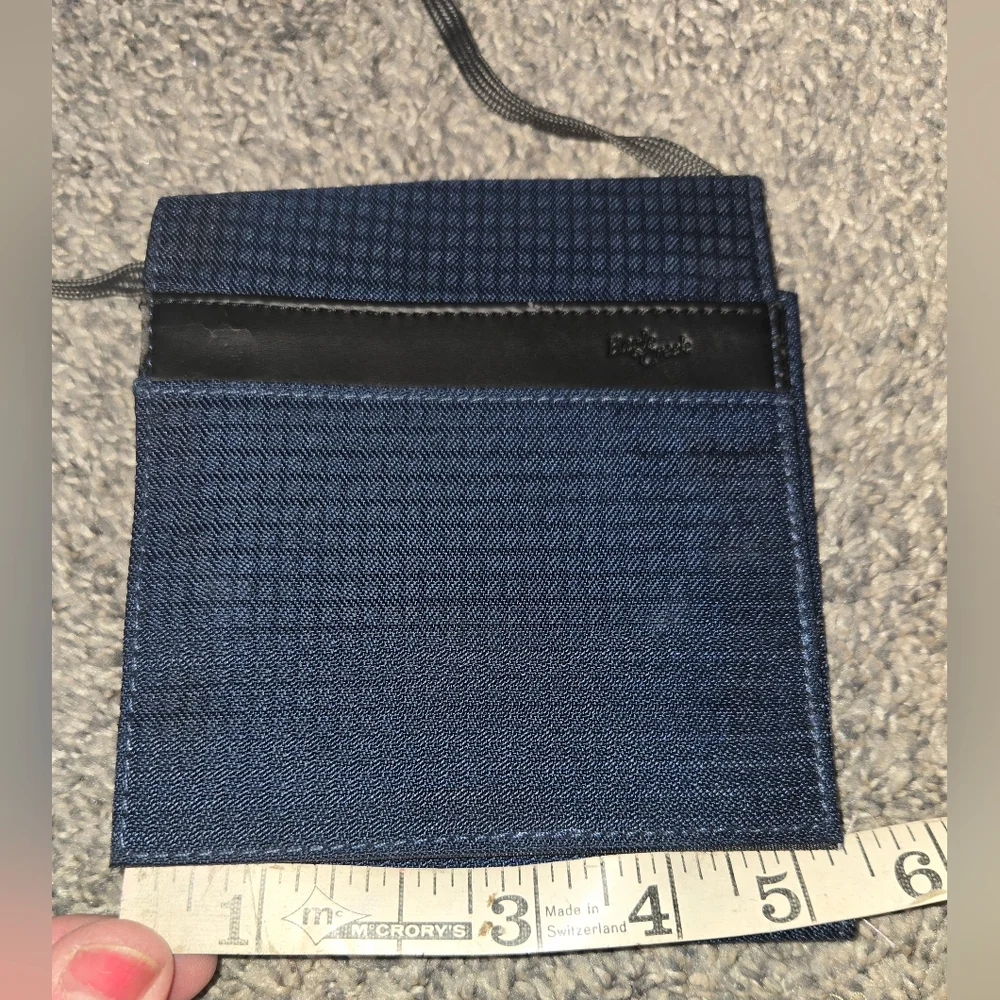 Blue Crossbody Purse Wallet Bag, Eagle Creek, Great For Travel Flawed See Photos